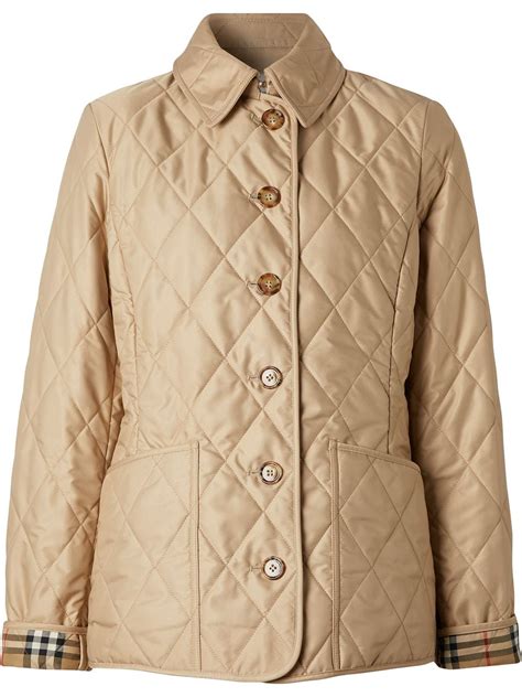 burberry diamond quilted coat sale|burberry diamond quilted thermoregulated jacket.